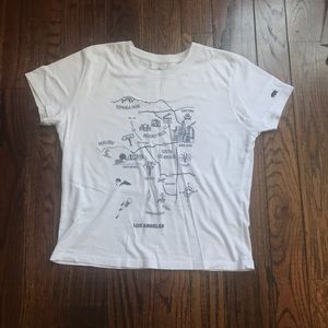 Brandy Melville LA map Shirt